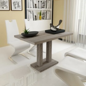 Mesa de salón comedor rectangular de MDF apariencia de