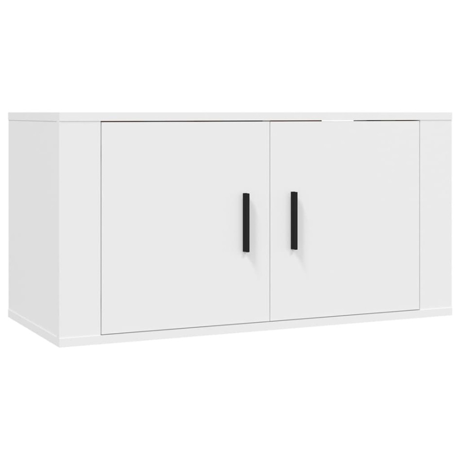 Muebles para TV de pared 3 uds blanco 80x34,5x40