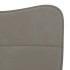 Sillas de comedor 2 unidades terciopelo gris