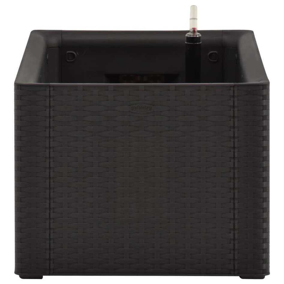 Arriate con sistema de riego automático antracita 100x43x33