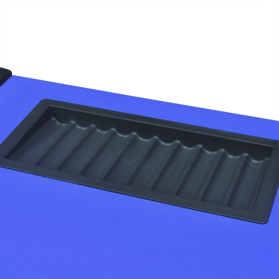 Mesa de póker 10 jugadores bandeja de fichas y zona de