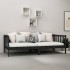 Sofá cama de madera maciza de pino negro 90x200