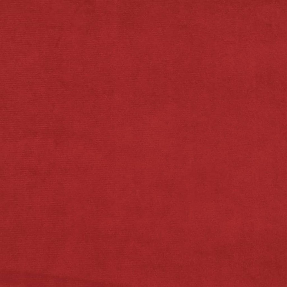 Sofá cama de 2 plazas terciopelo color vino