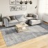 Alfombra de pelo largo moderna azul 240x340