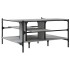 Mesa de centro madera de ingeniería gris Sonoma 100x100x48,5
