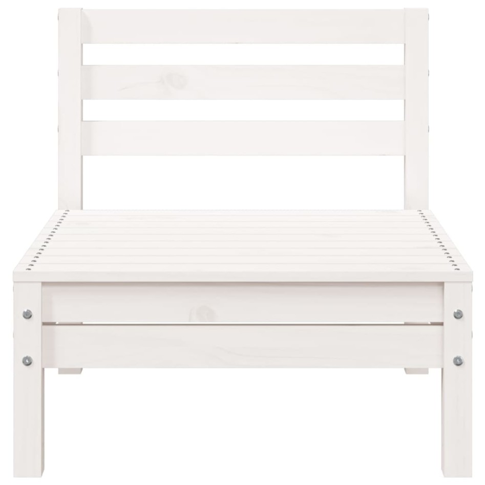 Sofá de jardín de 3 plazas madera maciza de pino