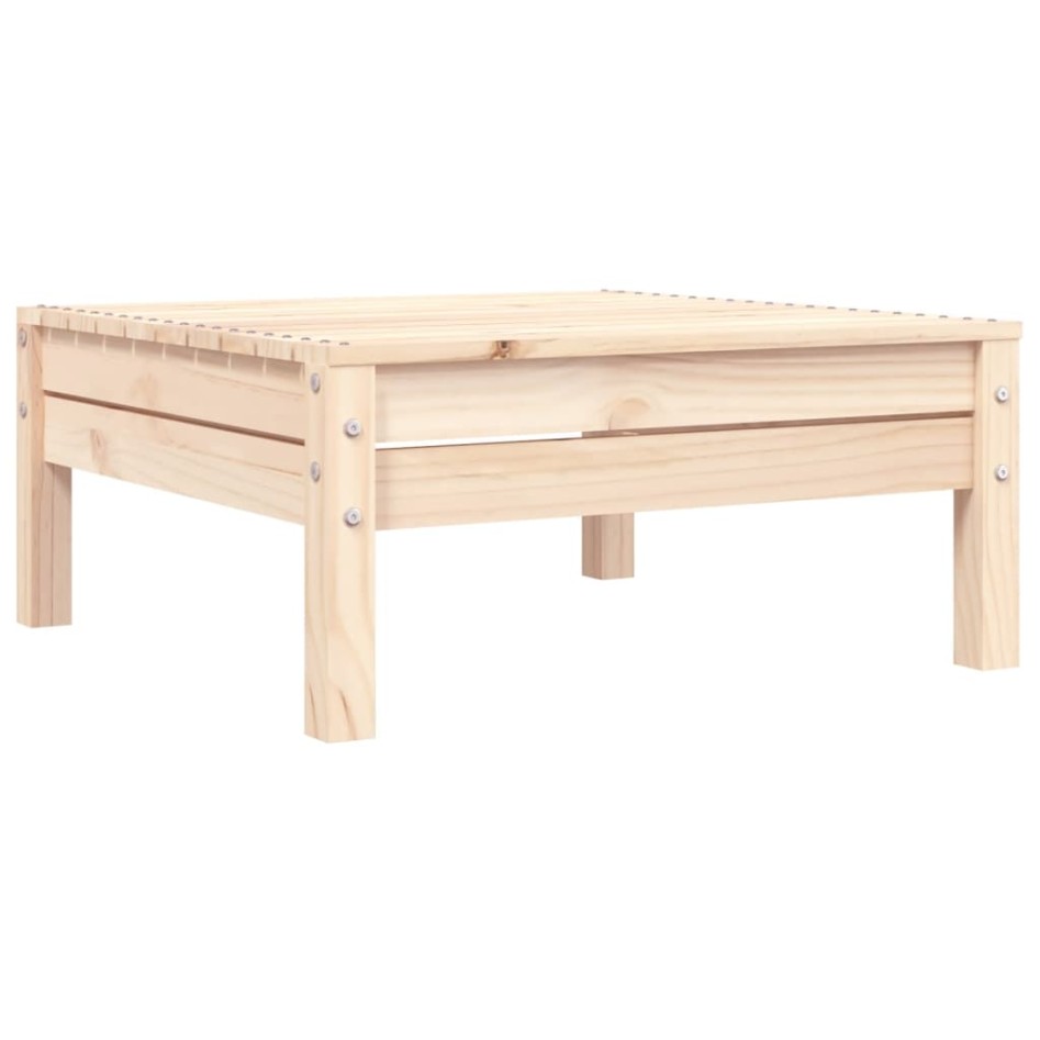 Sofá de jardín de 3 plazas madera maciza de