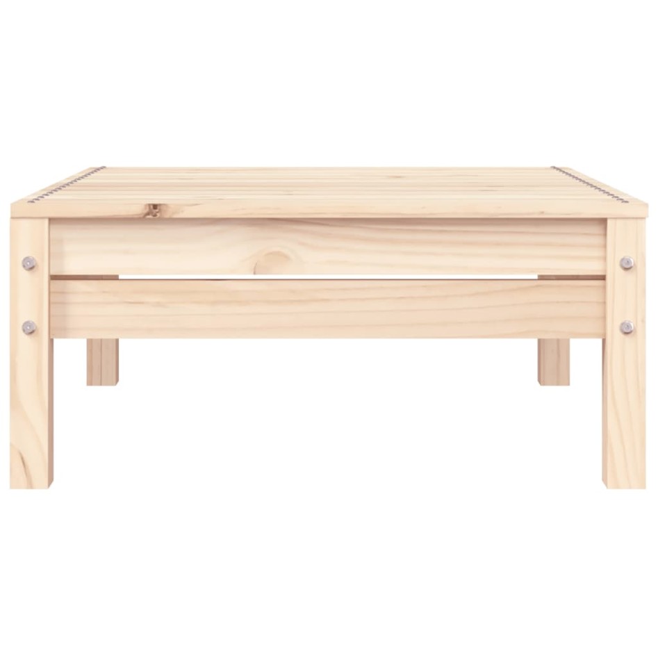 Sofá de jardín de 3 plazas madera maciza de