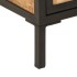 Mueble de baño madera maciza de mango y hierro 40x27x90