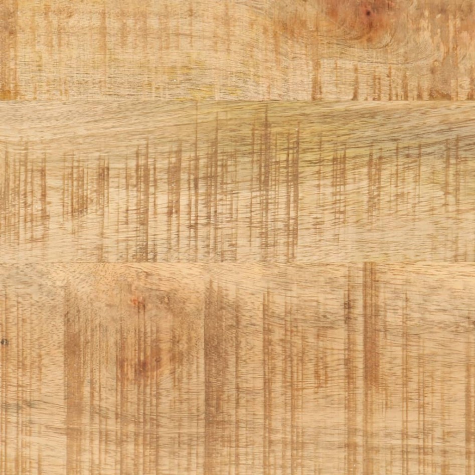 Mueble de baño madera maciza de mango y hierro 40x27x90