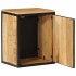 Mueble de baño madera maciza de mango y hierro 40x30x50