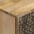 Armario auxiliar madera maciza de mango 60x33x75