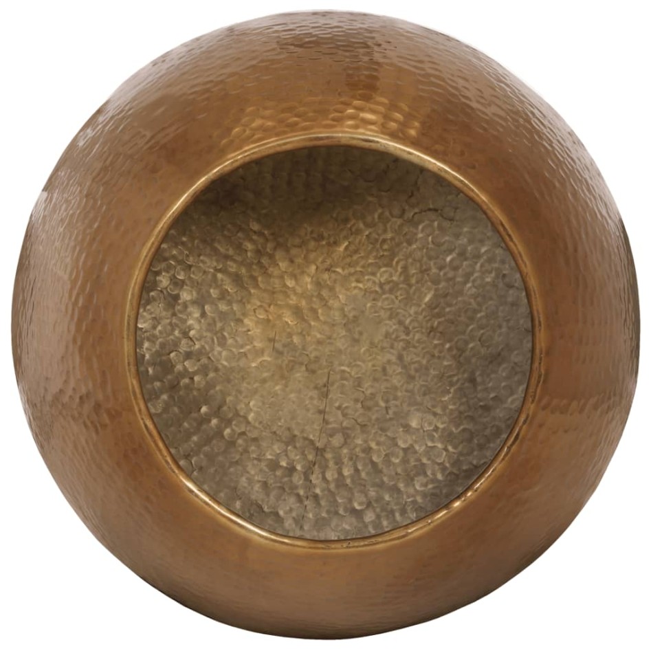 Mesa de centro aluminio martillado latón Ø 50x30