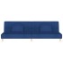 Sofá cama de 2 plazas con dos almohadas tela