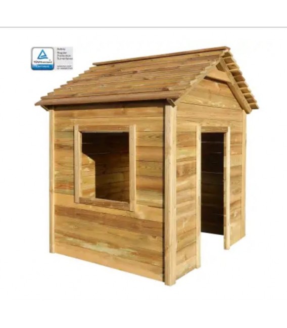 Casa de juegos de jardín de madera de pino,Modelo Canis