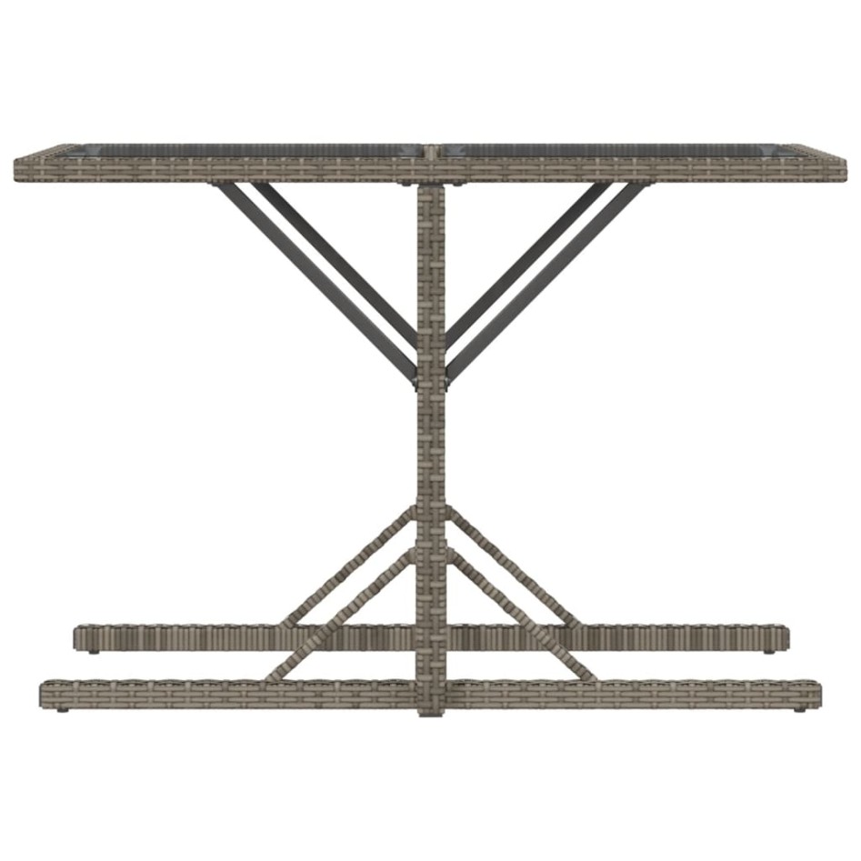 Sillas y mesita de jardín con cojines 3 piezas ratán PE