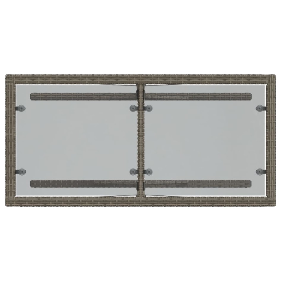 Sillas y mesita de jardín con cojines 3 piezas ratán PE