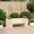 Banco con jardineras madera maciza de pino 167,5x60x65
