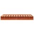 Estructura de cama madera maciza de pino marrón cera 90x200
