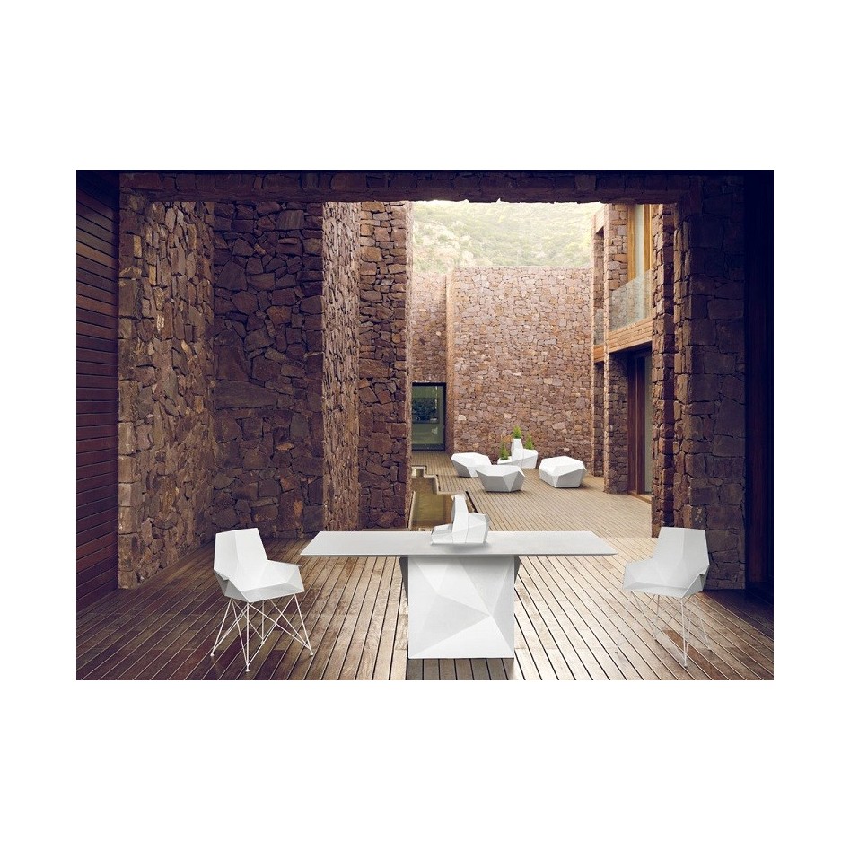 Silla de diseño, modelo Faz base inox