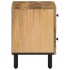 Mesitas de noche 2 uds madera maciza de mango 40x33x46