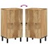Armario auxiliar madera maciza de mango 40x33x75