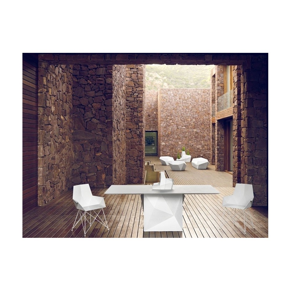 Sillón de diseño, modelo Faz base inox