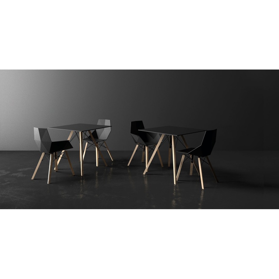 Silla de diseño, modelo Faz Wood
