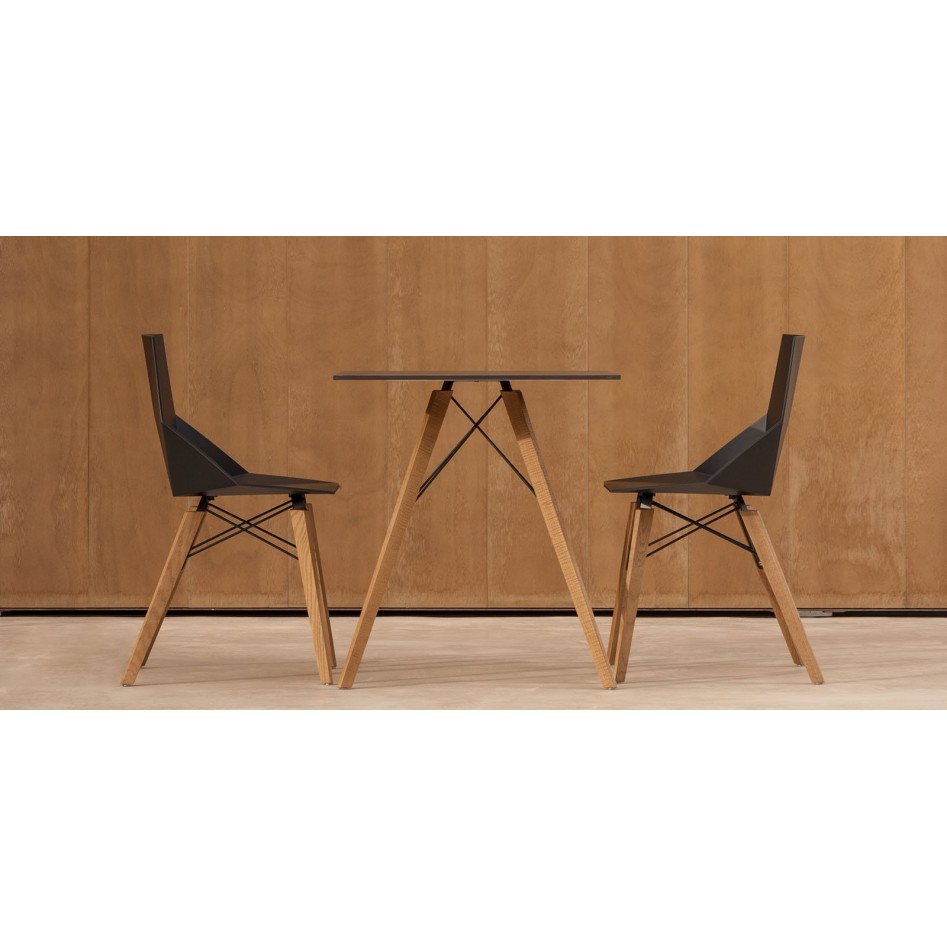 Silla de diseño, modelo Faz Wood