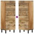 Aparador alto madera maciza de mango 40x33x110
