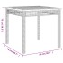 Set comedor de jardín 5 pzas con cojines ratán sintético
