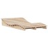 Tumbona de madera maciza de pino 205x110x31,5
