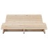 Tumbona de madera maciza de pino 205x110x31,5