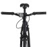 Bicicleta de piñón fijo negro y verde 700c 55