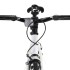 Bicicleta de piñón fijo blanco y negro 700c 51