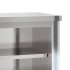 Armario de pared de cocina con estantes acero
