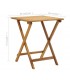 Mesa y sillas bistró plegables 3 piezas y cojines madera maciza,Modelo Lareno