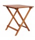 Mesa y sillas bistró plegables 3 piezas madera maciza de acacia,Modelo Barrelo
