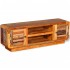 Mueble para TV de madera reciclada 120x30x40