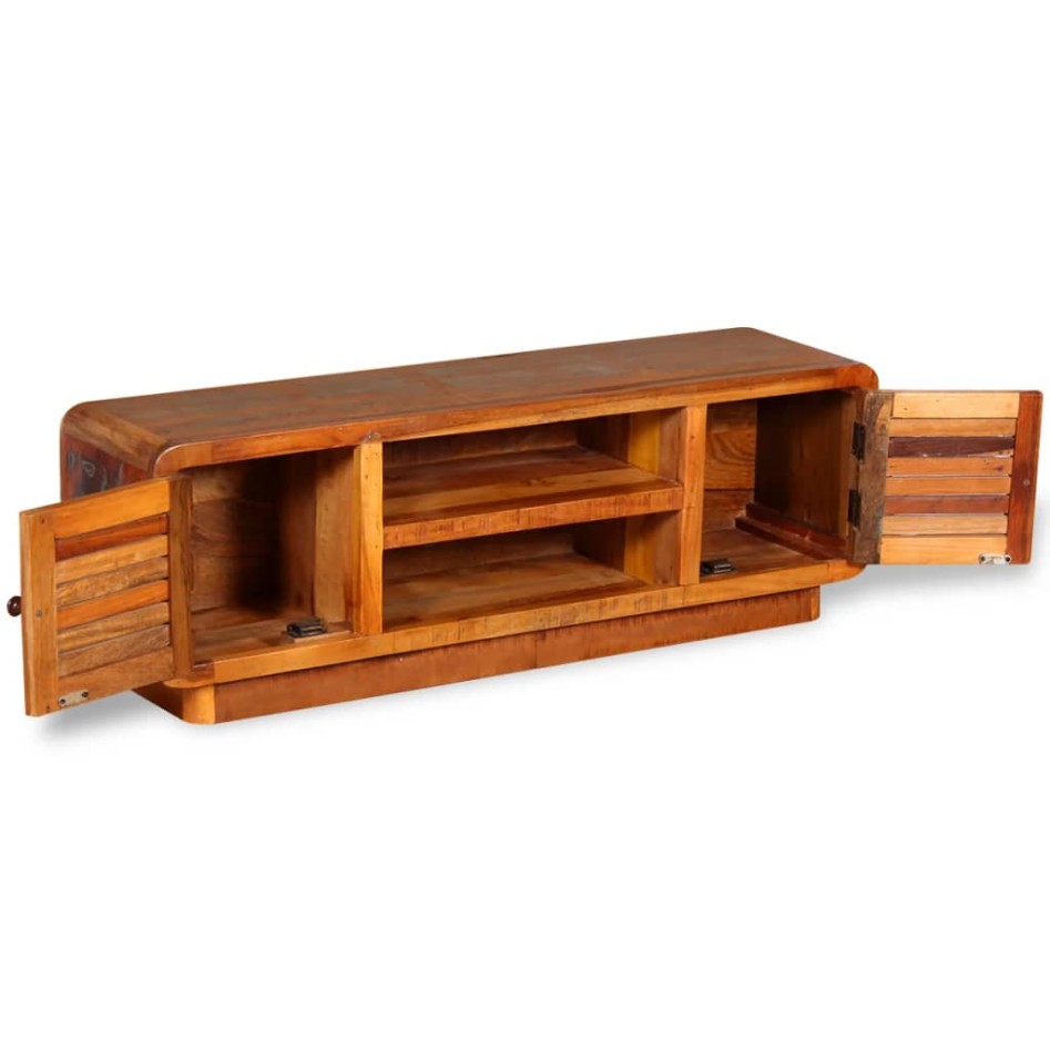 Mueble para TV de madera reciclada 120x30x40