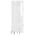 Aparador alto madera contrachapada blanco 34,5x34x180
