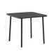 Mesa y sillas bistró de jardín 3 piezas acero gris oscuro,Modelo Soreo 3