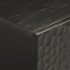 Mueble de TV madera maciza de mango negro 105x33x46