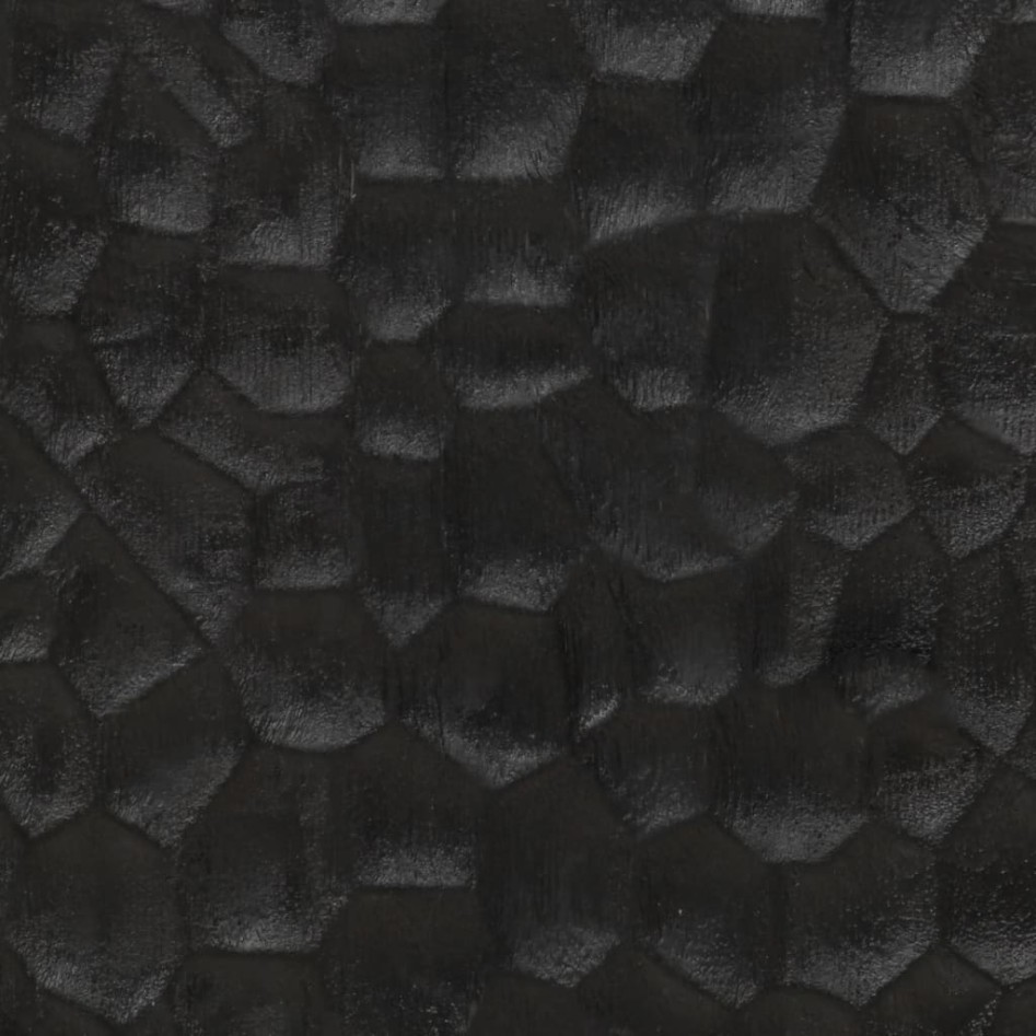 Mueble de TV madera maciza de mango negro 105x33x46