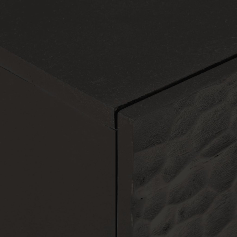 Aparador madera maciza de mango negro 80x33x75