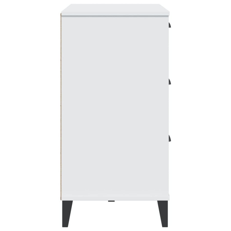 Aparador VIKEN madera maciza de pino blanco 80x40x80