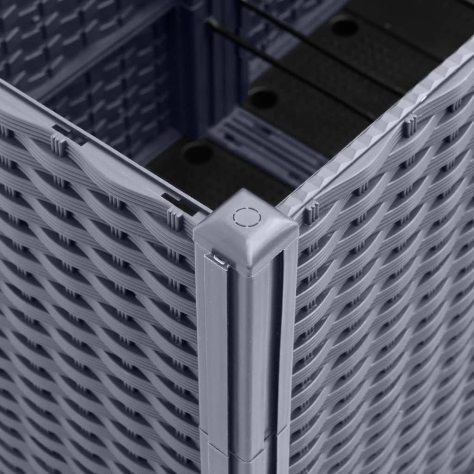 Jardinera PP gris 160x120x53