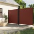 Toldo lateral retráctil marrón 200x600