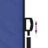 Toldo lateral retráctil azul 200x500