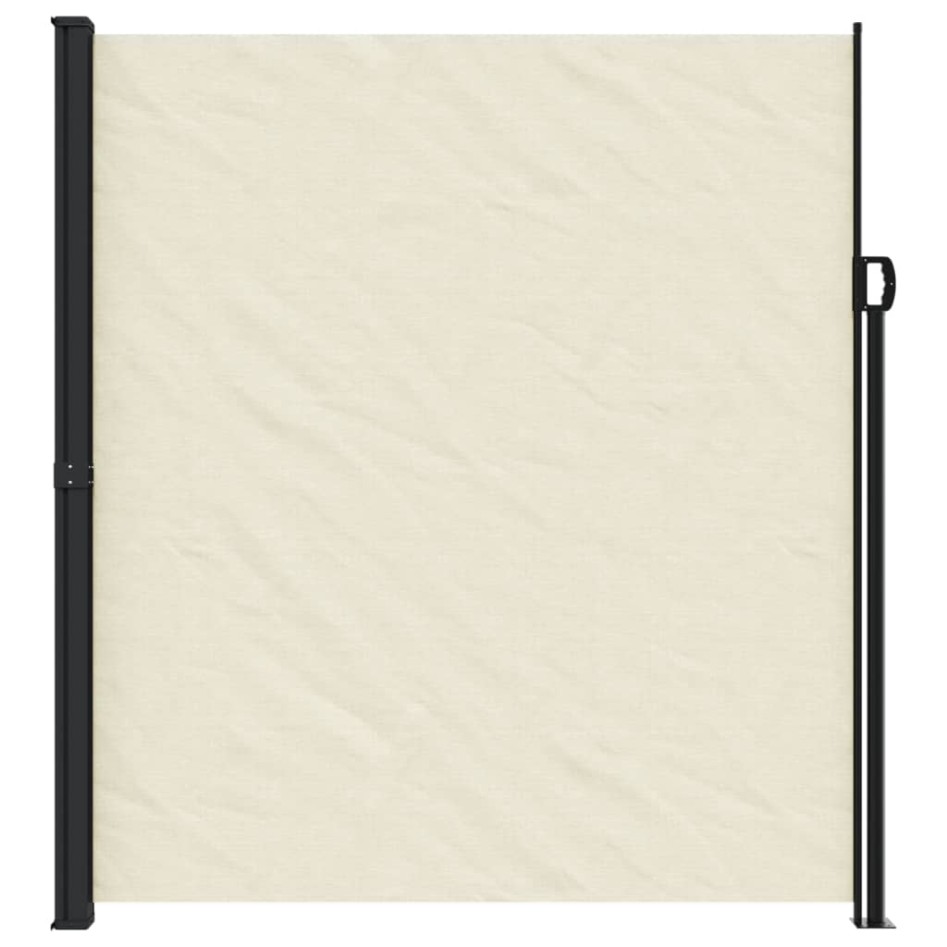 Toldo lateral retráctil crema 220x500